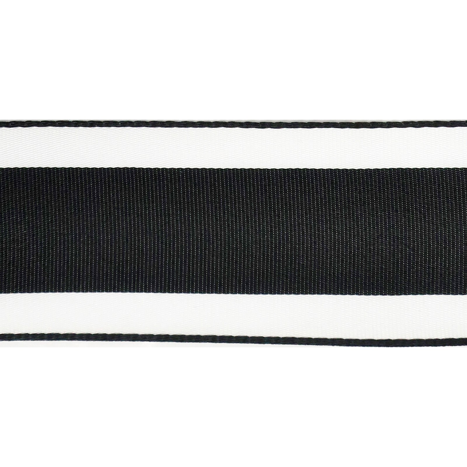 slide 2 of 4, 2.5" X 25ft. Taffeta Wired Black Center Stripe Ribbon By Celebrate It, 2.5 in x 25 ft