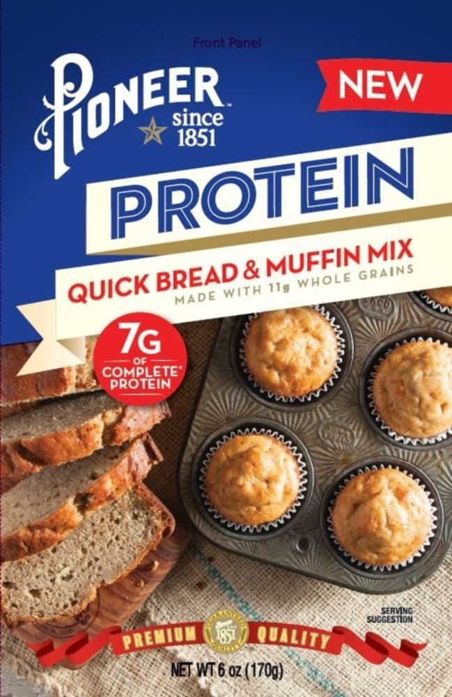 slide 1 of 1, Pioneer Quick Bread & Muffin Mix, 6 oz