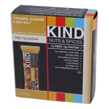 slide 1 of 1, Kind Caramel Almond Sea Salt, 12 ct