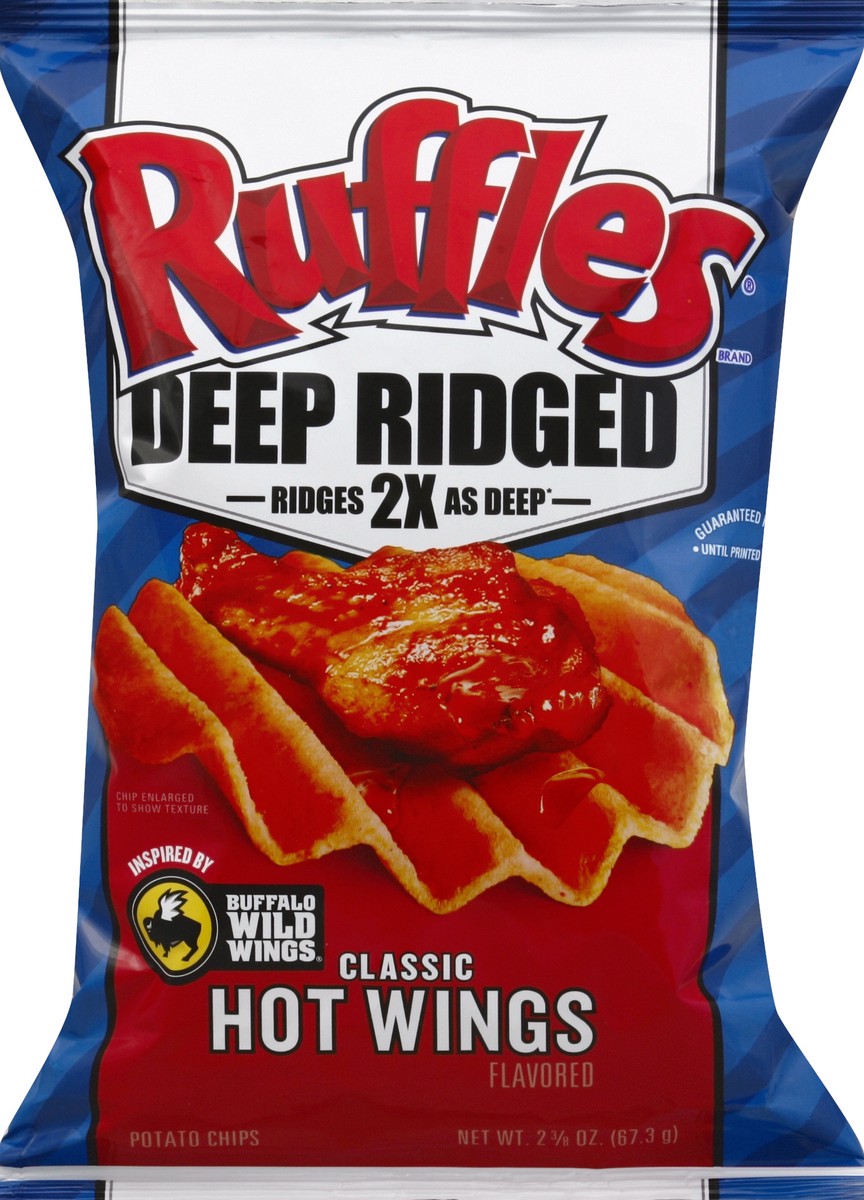 slide 1 of 6, Ruffles Potato Chips 2.375 oz, 2.38 oz