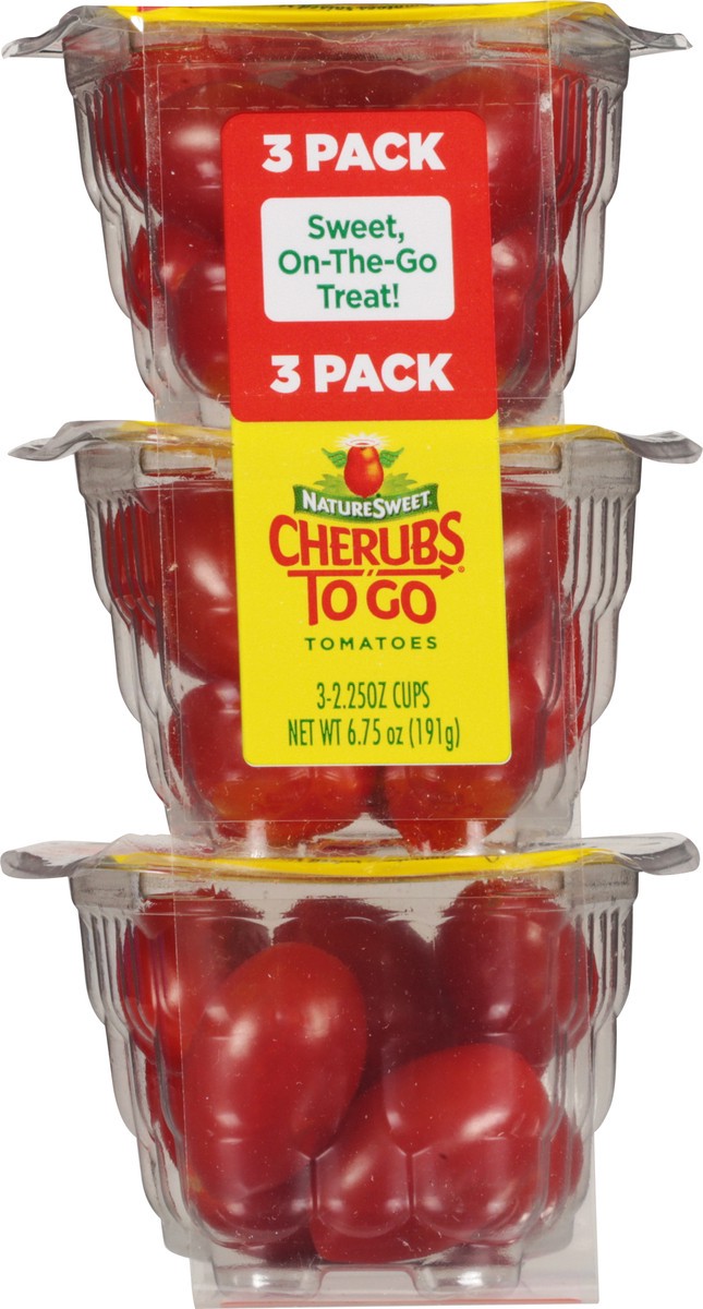 slide 6 of 9, NatureSweet Cherubs To Go Tomatoes 3 - 2.25 oz Cups, 3 ct