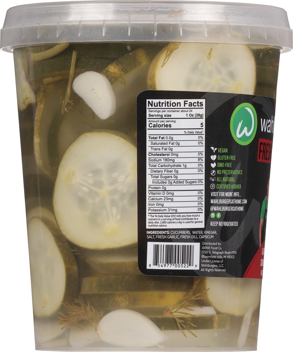 slide 3 of 9, Wahlburgers Hot Fresh Dill Chips 32 fl oz, 32 fl oz