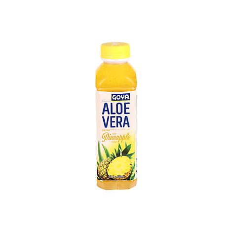 slide 1 of 1, Goya Aloe Drink W/Pnappl Flv, 16.9 oz