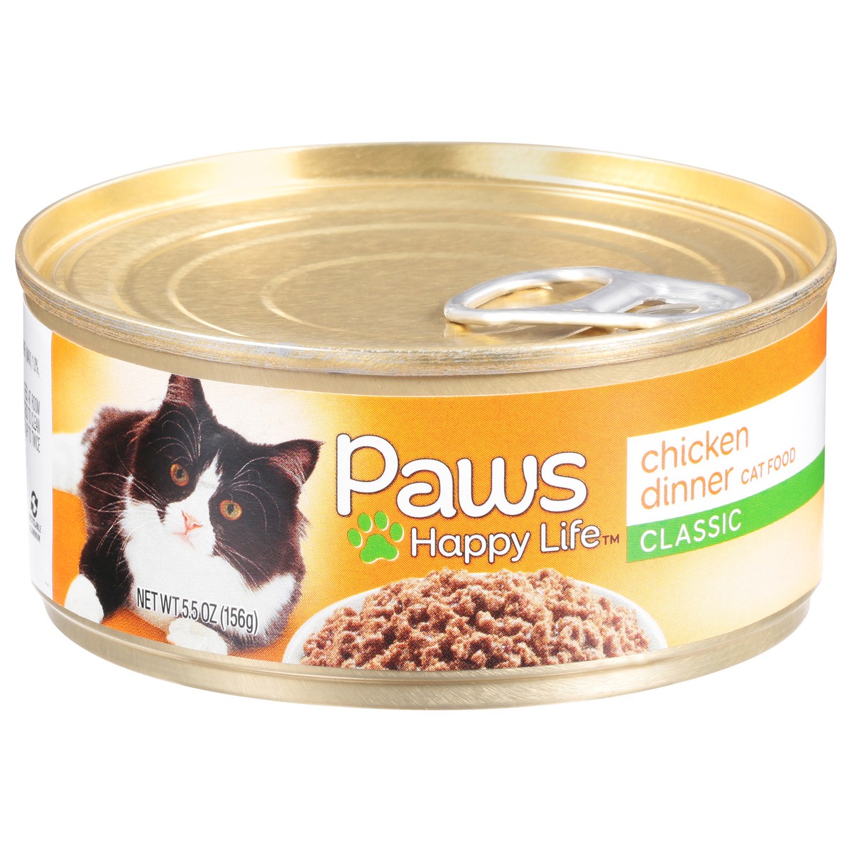 slide 2 of 9, Paws Happy Life Classic Chicken Dinner Cat Food 5.5 oz, 5.5 oz