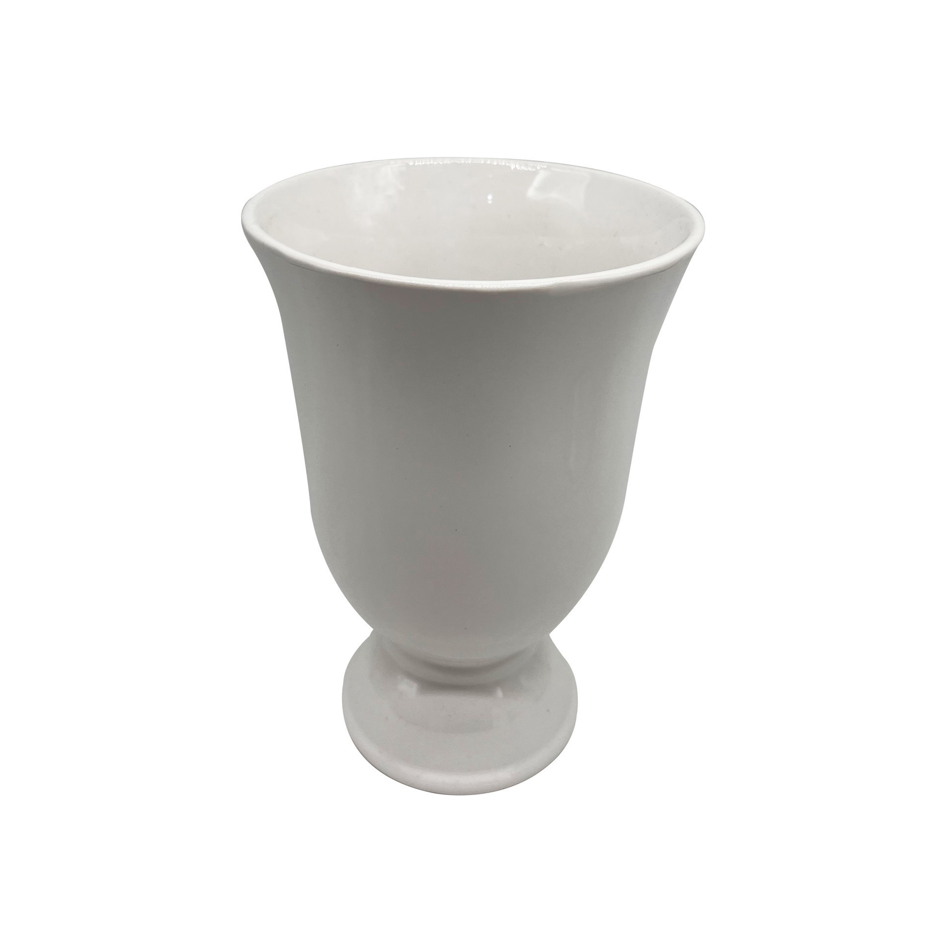 slide 2 of 4, 8" White Ceramic Vase By Ashland, 5.3 in x 5.3 in x 8 in