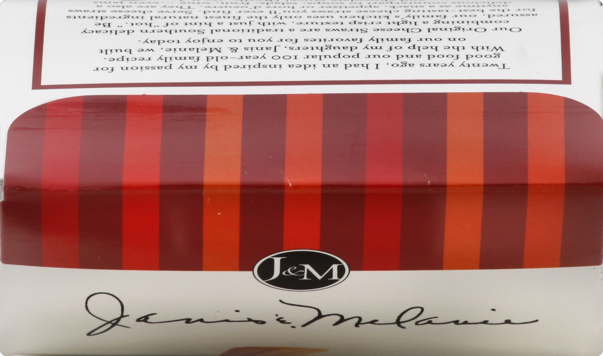 slide 4 of 5, Janis & Melanie Cheese Straws 2.5 oz, 2.50 oz