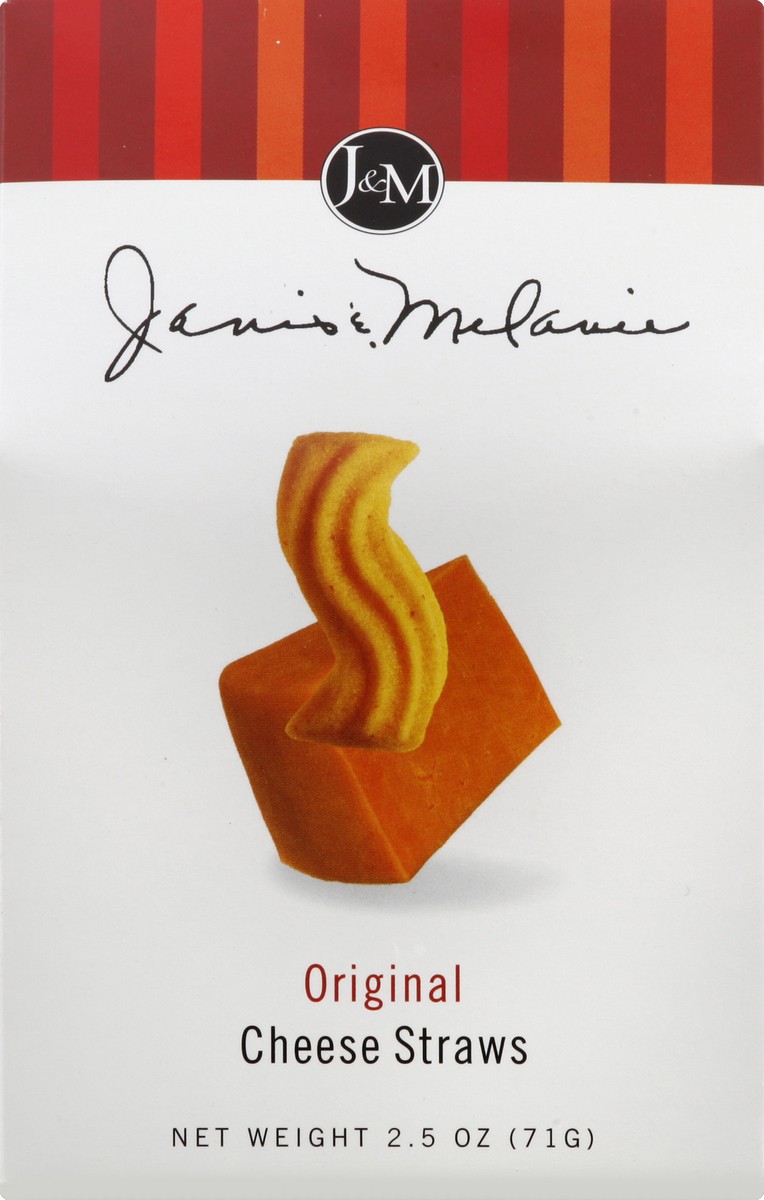slide 1 of 5, Janis & Melanie Cheese Straws 2.5 oz, 2.50 oz