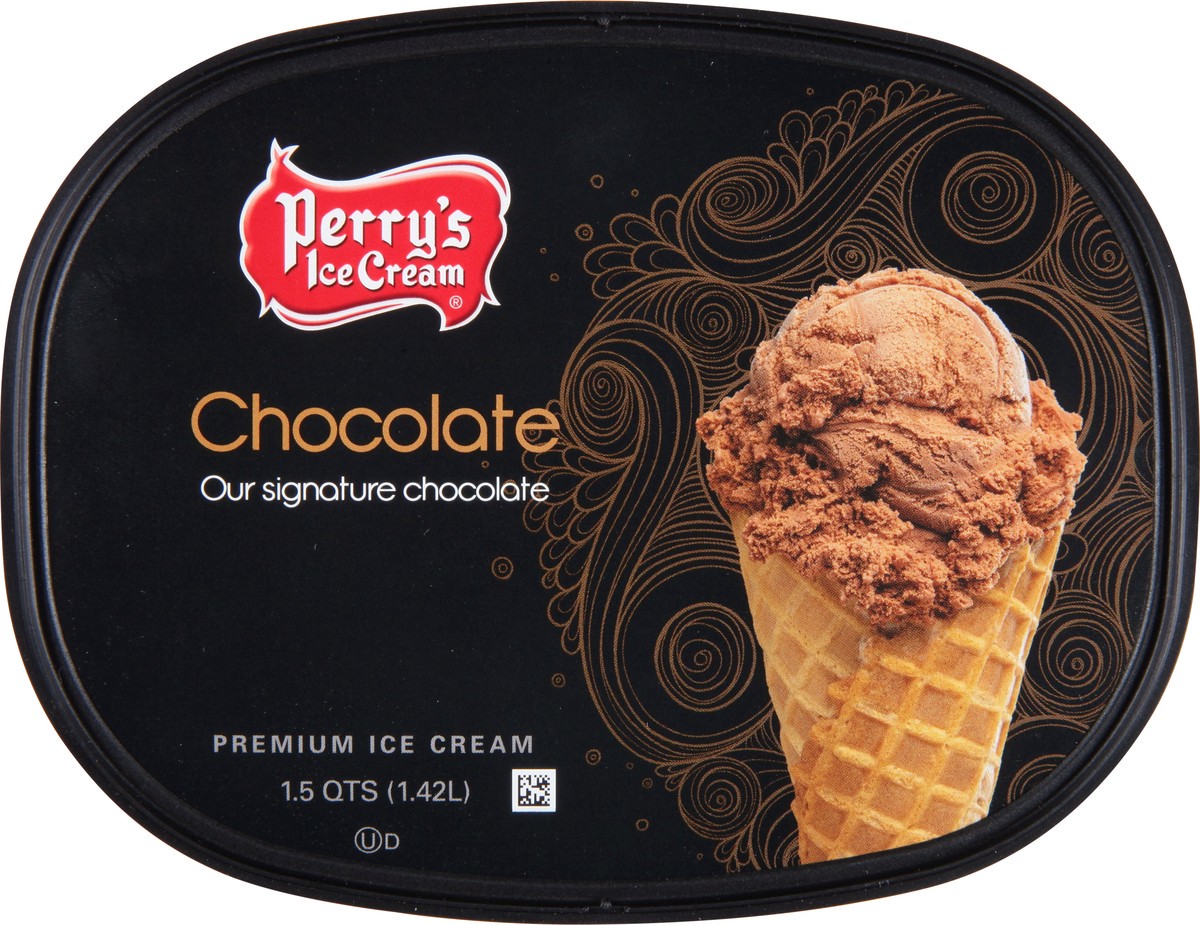 slide 5 of 9, Perry's Ice Cream Chocolate Premium Ice Cream 1.5 qt, 1.5 qt