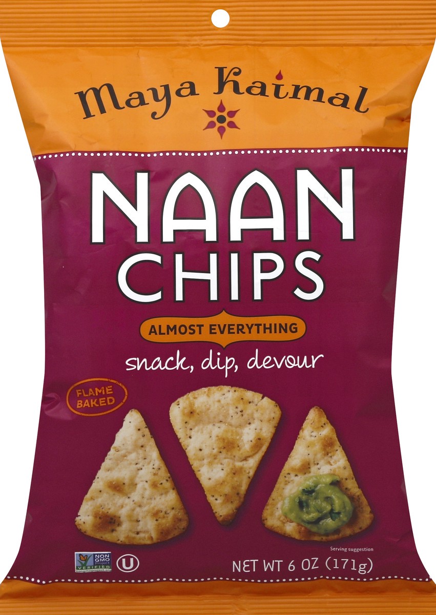 slide 3 of 3, Maya Kaimal Naan Chips Almost Everything, 6 oz