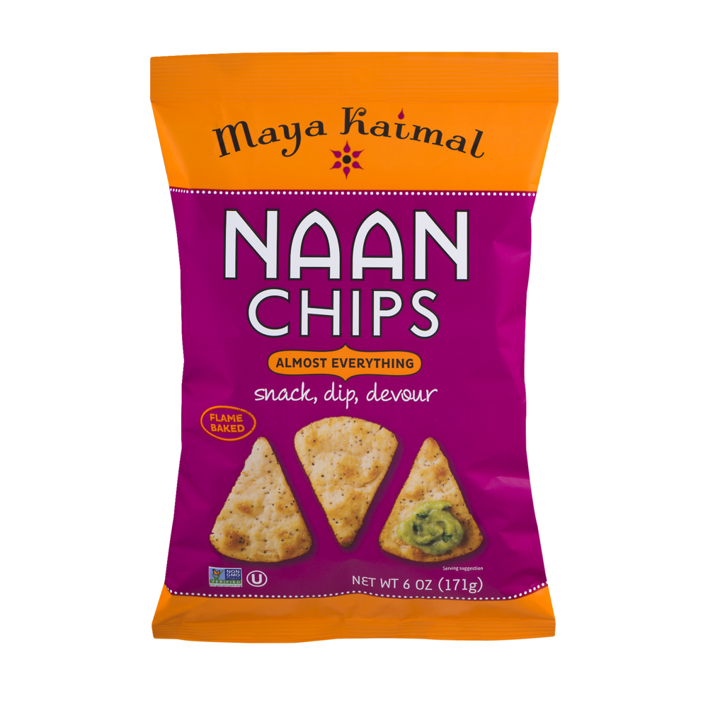 slide 1 of 3, Maya Kaimal Naan Chips Almost Everything, 6 oz