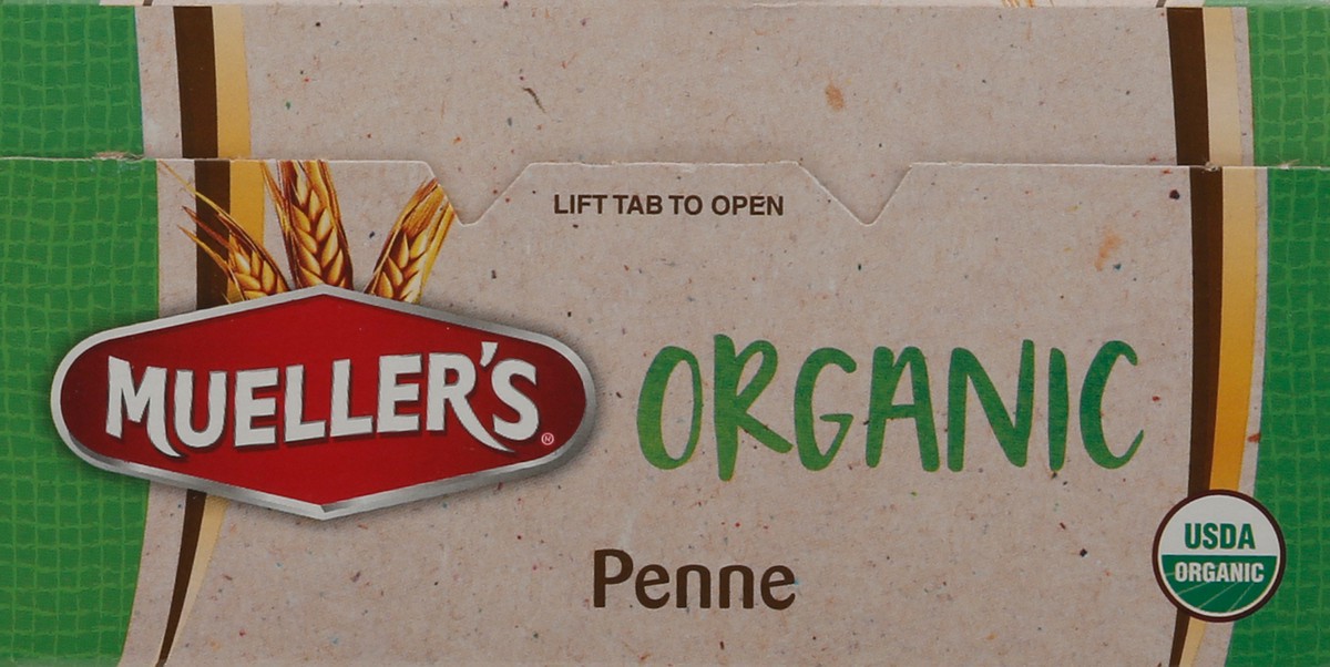 slide 5 of 13, Mueller's Organic Penne 16 oz, 1 ct