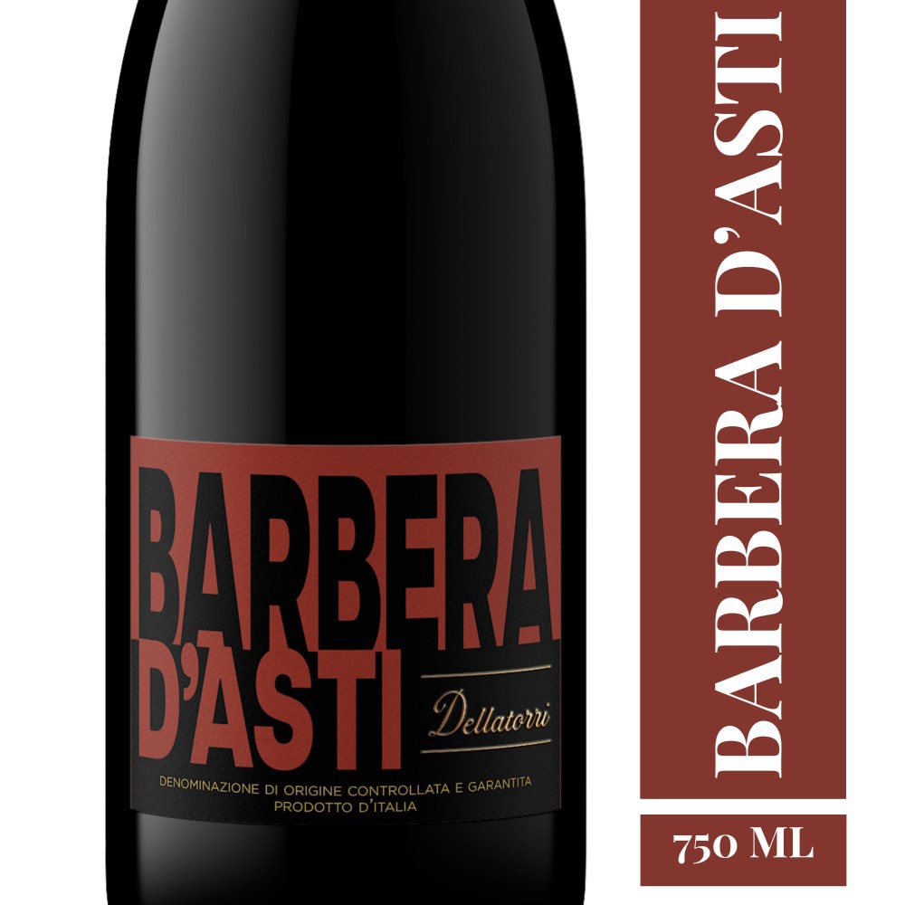 slide 6 of 6, Dellatorri Barbera D'Asti Red Italian Wine, 750 ml