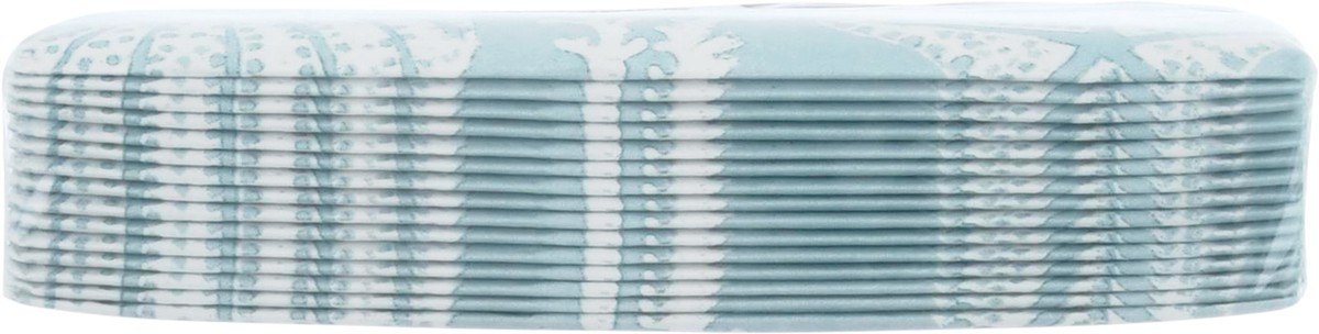 slide 5 of 12, Caspari Triple-Ply Seychelles Aqua Guest Towels 15 ea, 15 ct