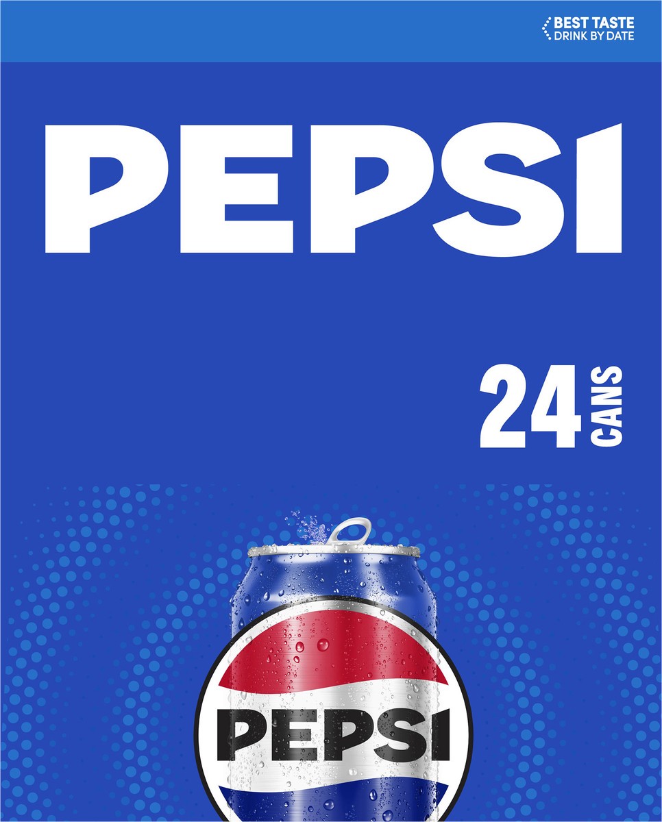 slide 6 of 7, Pepsi Soda Cola 12 Fl Oz 24 Count, 24 ct