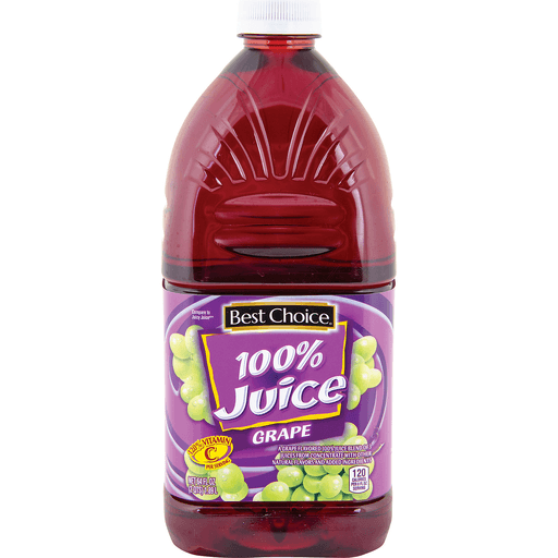 slide 1 of 1, Best Choice 100% Grape Juice, 64 oz