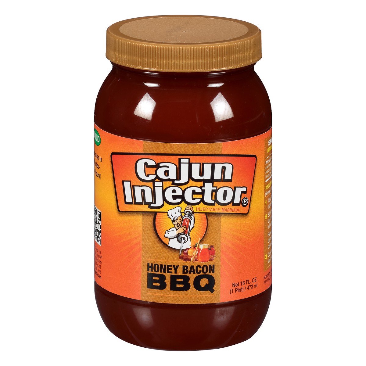 slide 7 of 12, Zatarain's Cajun Injectors Marinade Honey Bacon BBQ, 16 oz