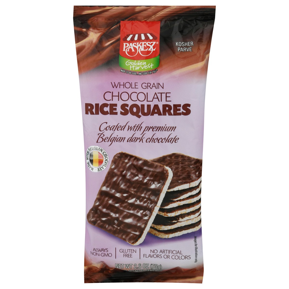 slide 9 of 14, Paskesz Choc Rice Squares, 2.6 oz