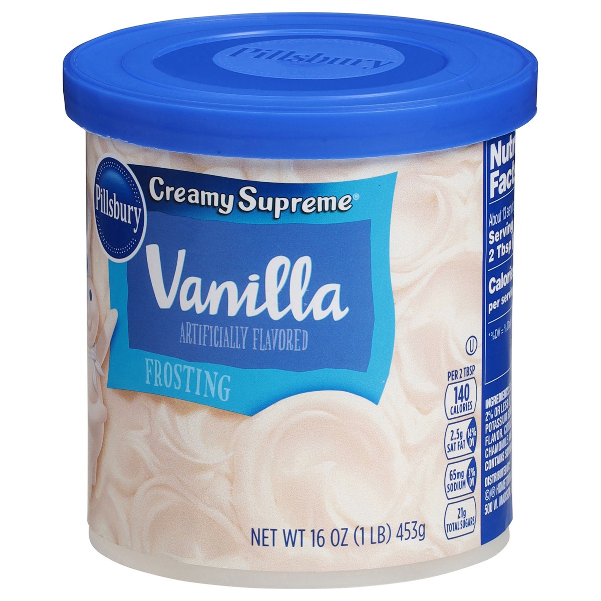 slide 2 of 9, Pillsbury Creamy Supreme Vanilla Frosting 16 oz, 16 oz