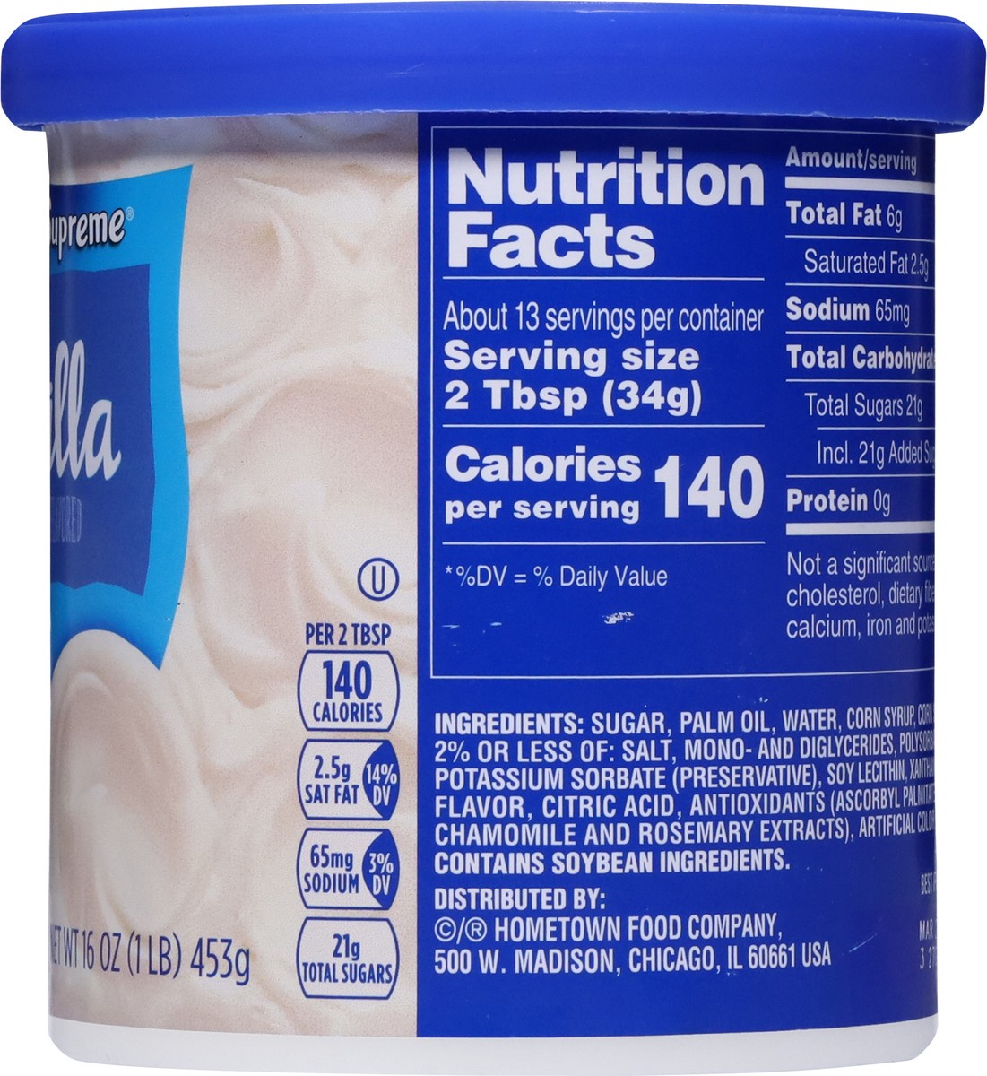 slide 6 of 9, Pillsbury Creamy Supreme Vanilla Frosting 16 oz, 16 oz