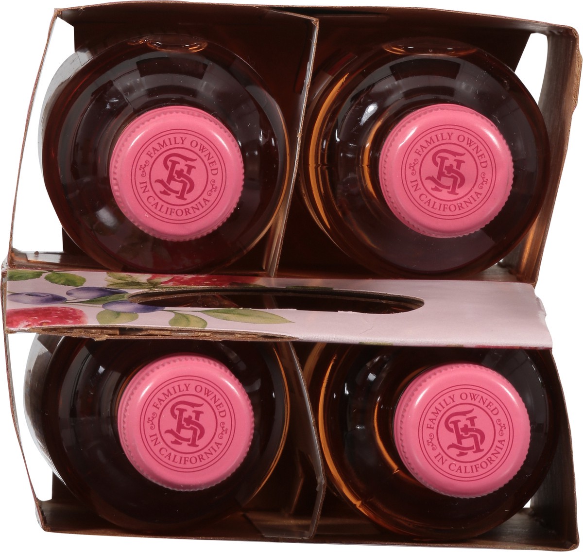 slide 9 of 9, Sutter Home Fruit Infusions Wild Berry White Wine, 187mL Wine Bottles (4 Pack), 187 ml