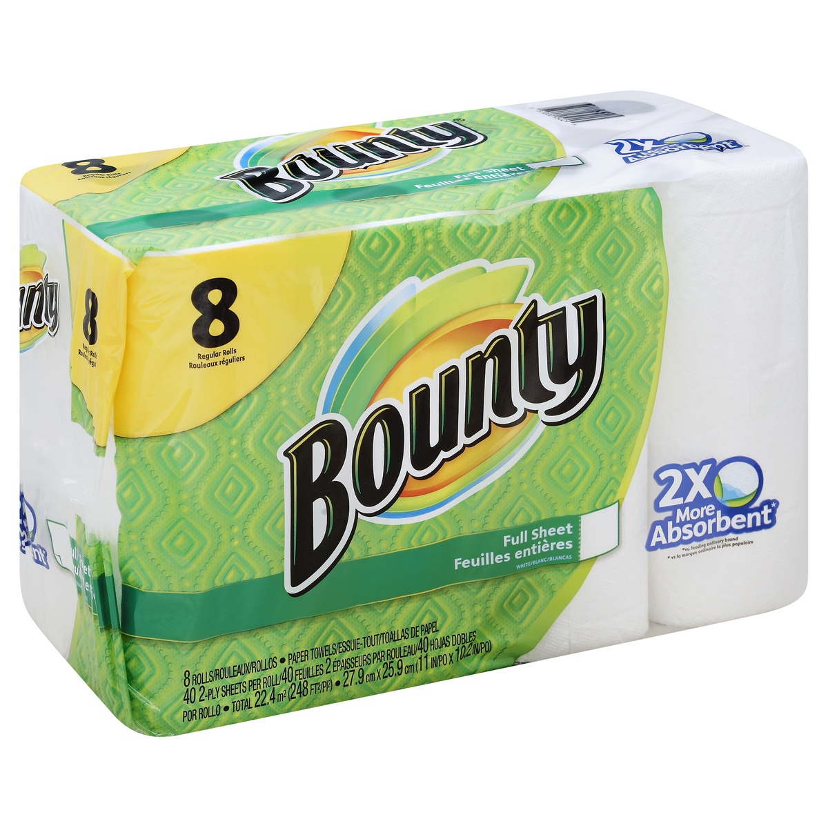 slide 1 of 1, Bounty Paper Towels, 8 ct