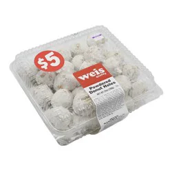 Weis Quality Powdered Donut Holes