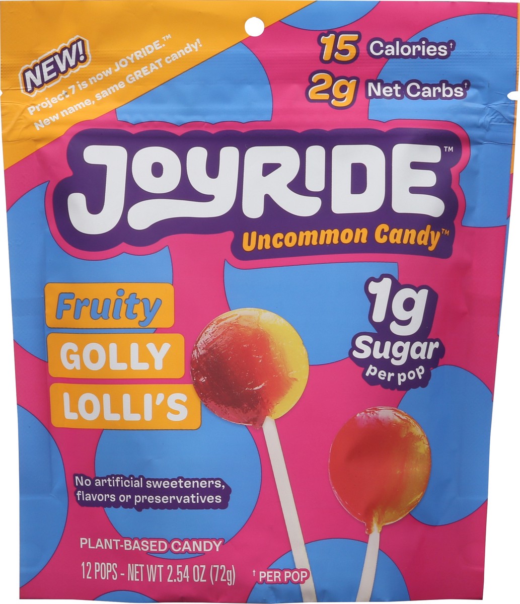 slide 3 of 9, Joyride Uncommon Candy Fruity Golly Lolli's Candy 12 ea, 12 ct