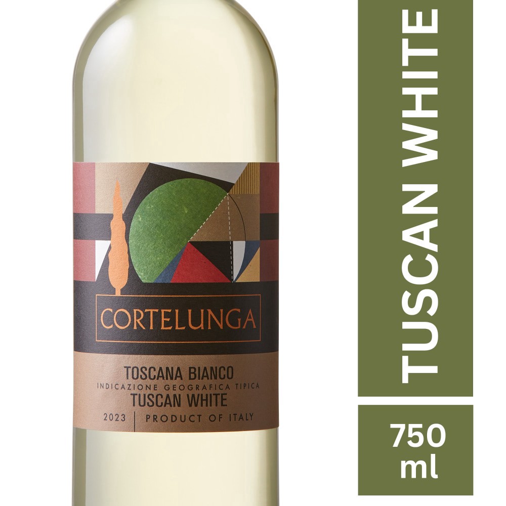 slide 4 of 6, Cortelunga Tuscan White Italian Wine, 750 ml