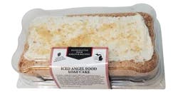 ARNIES Iced Angel Food Loaf Cake