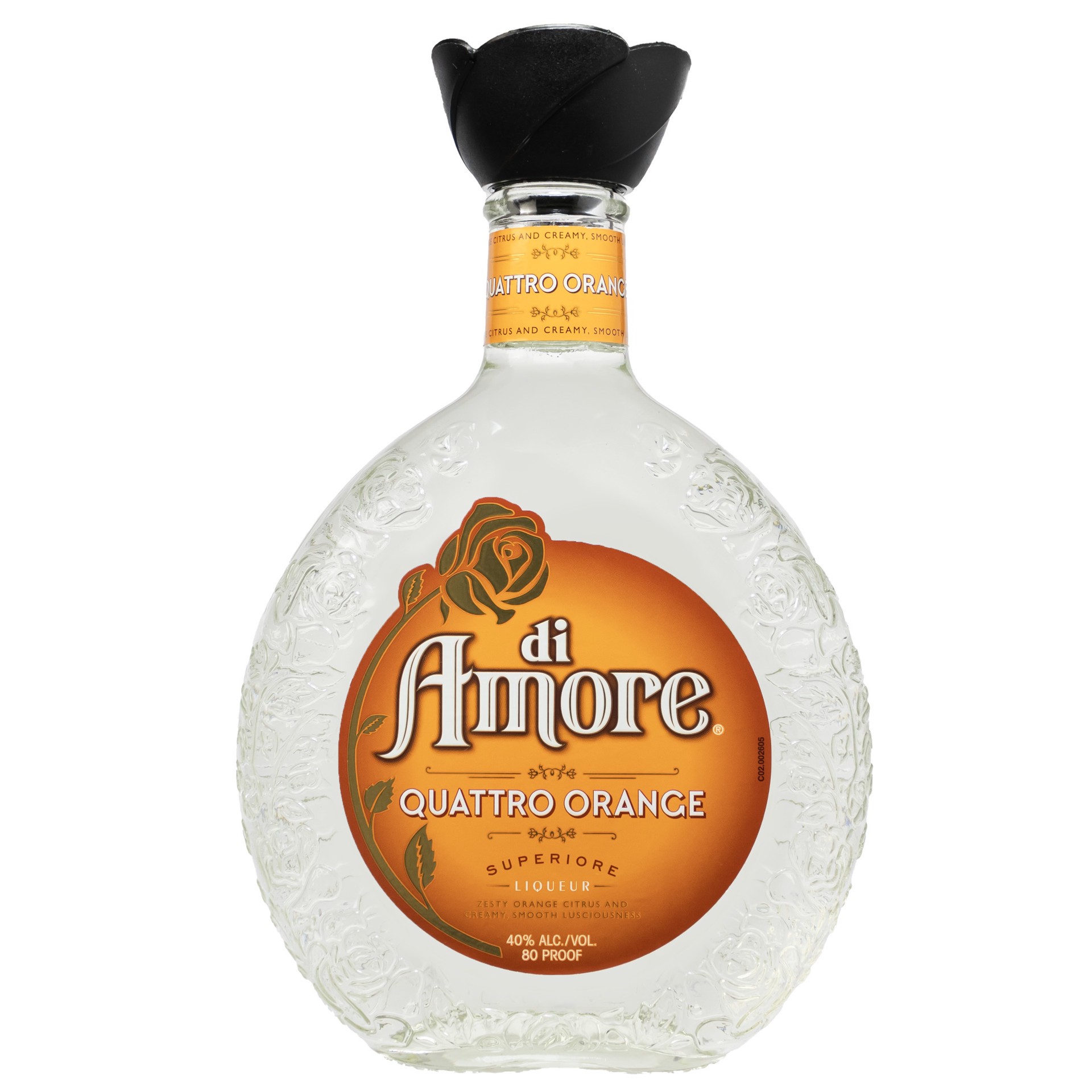 slide 1 of 2, di Amore Quattro Orange Liqueur 750ml Glass Bottle 80 Proof, 750 ml