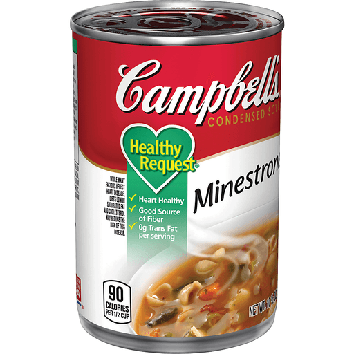 slide 2 of 8, Campbell's Condensed Healthy Request Minestrone Soup, 10.75 oz