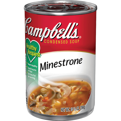 slide 3 of 8, Campbell's Condensed Healthy Request Minestrone Soup, 10.75 oz