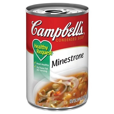 slide 1 of 8, Campbell's Condensed Healthy Request Minestrone Soup, 10.75 oz