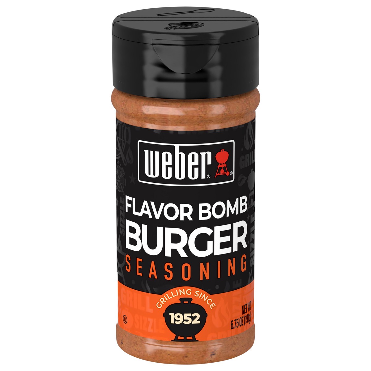 slide 1 of 8, Weber Flavor Bomb Burger Seasoning, 6.75 oz, 6.75 oz