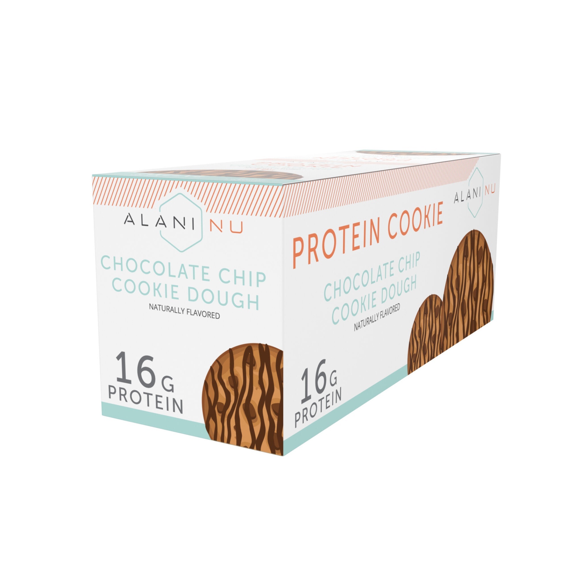 slide 1 of 1, Alani Nu Protein Cookie - Chocolate Chip Cookie Dough, 12 ct