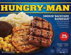 Hungry-Man Smokin' Backyard Barbeque, Frozen Meal, 15.25 oz