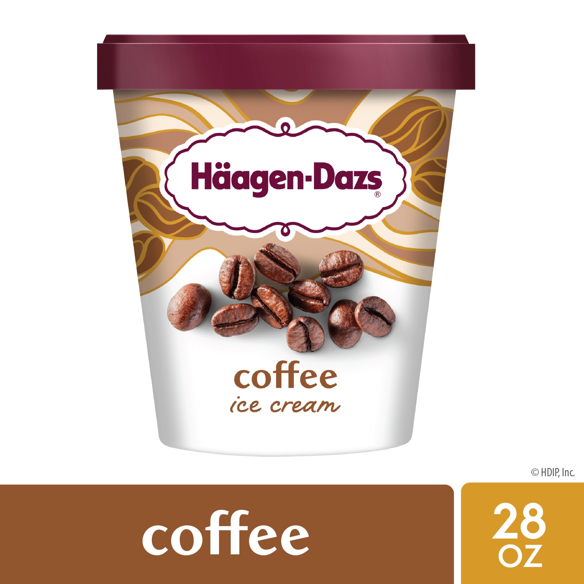 slide 1 of 7, Haagen Dazs Coffee Ice Cream, 28 oz