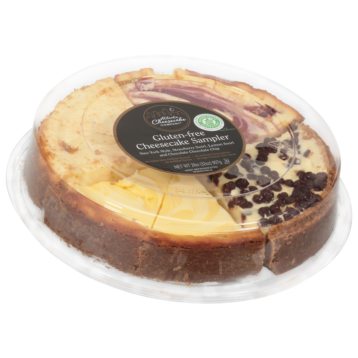 slide 7 of 9, Atlanta Cheesecake Company Gluten-Free Cheesecake Sampler 32 oz, 32 oz