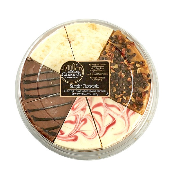 slide 1 of 9, Atlanta Cheesecake Company Gluten-Free Cheesecake Sampler 32 oz, 32 oz