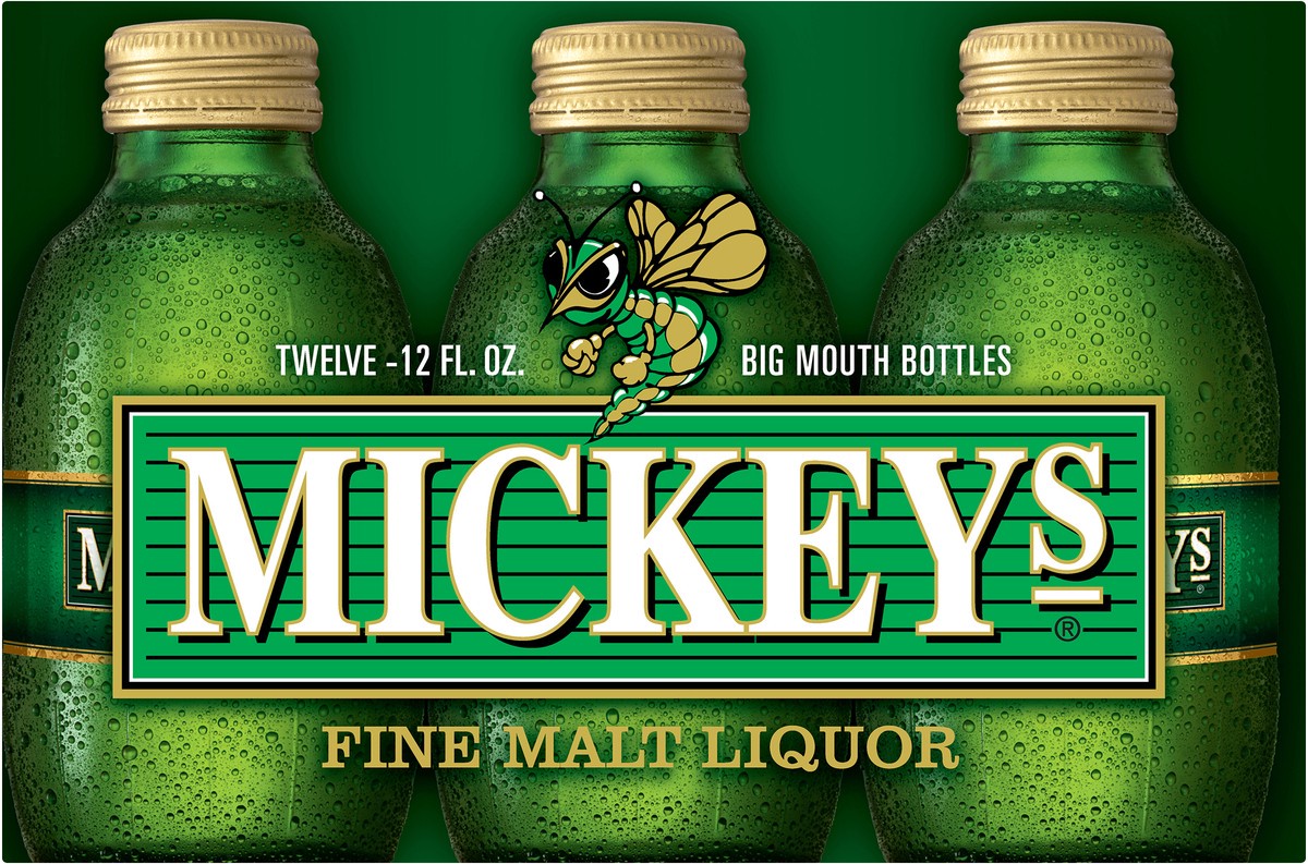 slide 7 of 7, Mickey's Mickeys Fine Malt Liquor Bottles, 288 oz