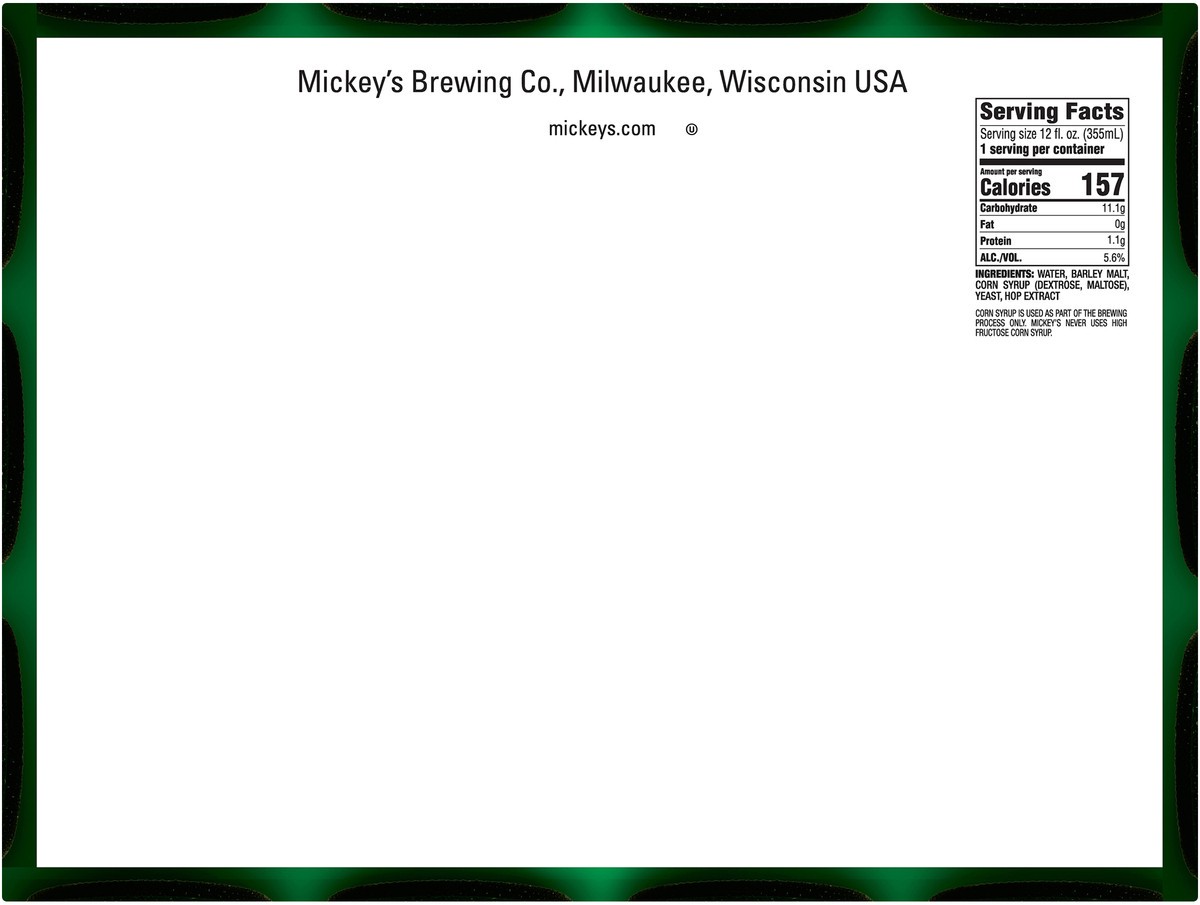 slide 2 of 7, Mickey's Mickeys Fine Malt Liquor Bottles, 288 oz