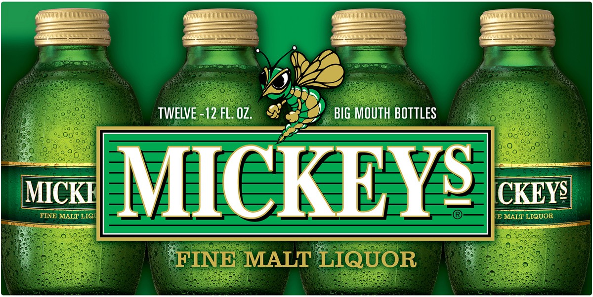 slide 6 of 7, Mickey's Mickeys Fine Malt Liquor Bottles, 288 oz