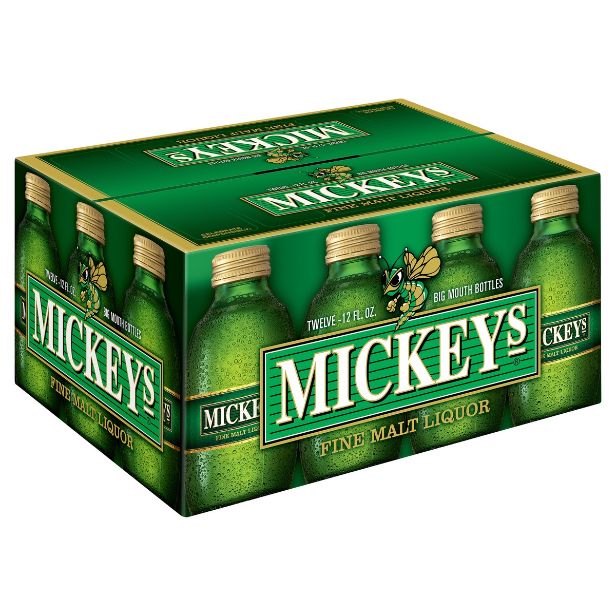 slide 4 of 7, Mickey's Mickeys Fine Malt Liquor Bottles, 288 oz