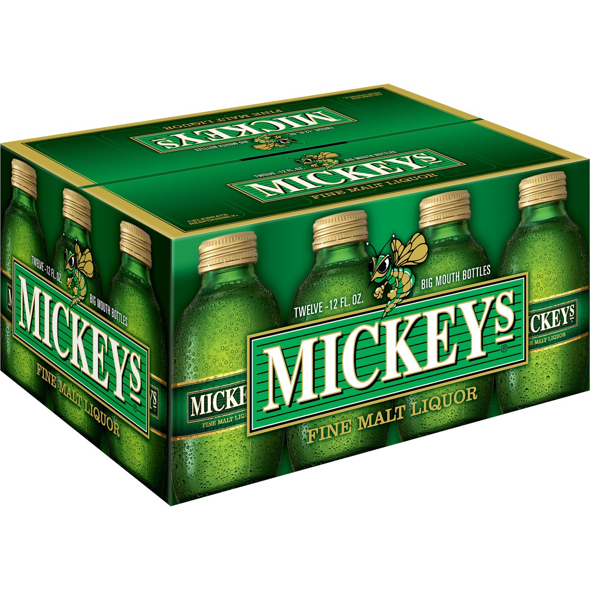 slide 1 of 7, Mickey's Mickeys Fine Malt Liquor Bottles, 288 oz