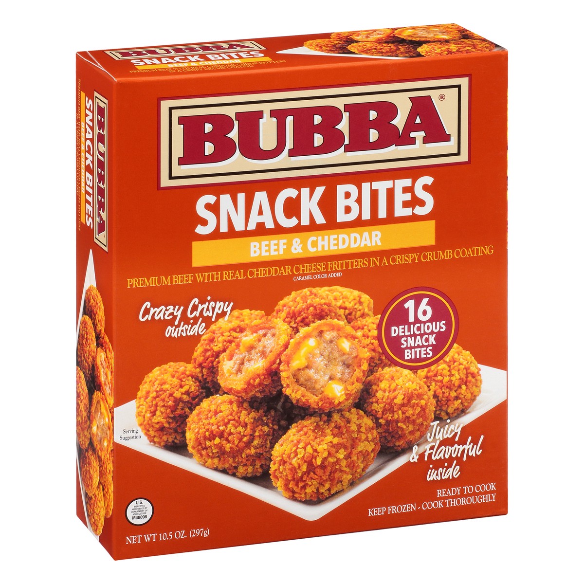 slide 8 of 12, bubba Beef & Cheddar Snack Bites 10.5oz, 16 ct