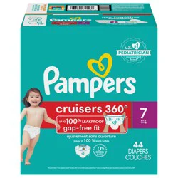 Pampers Cruisers 360 Diapers Size 7 44 Count