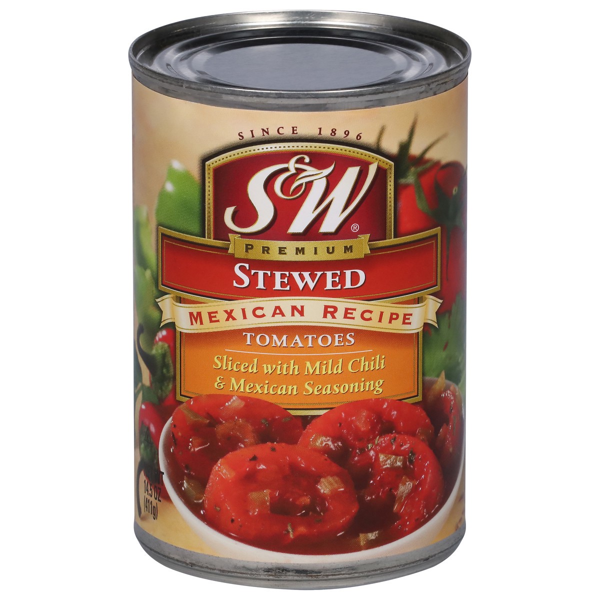 slide 1 of 9, S&W Stewed Mexican Tomatoes, 