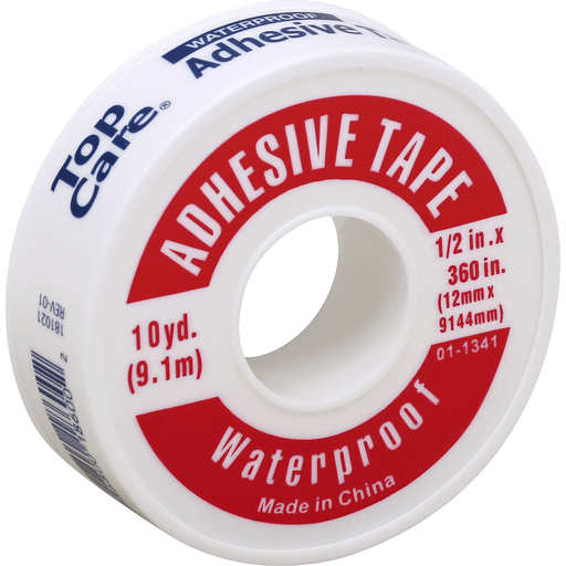 slide 2 of 3, TopCare Waterproof Adhesive Tape, 10 ct