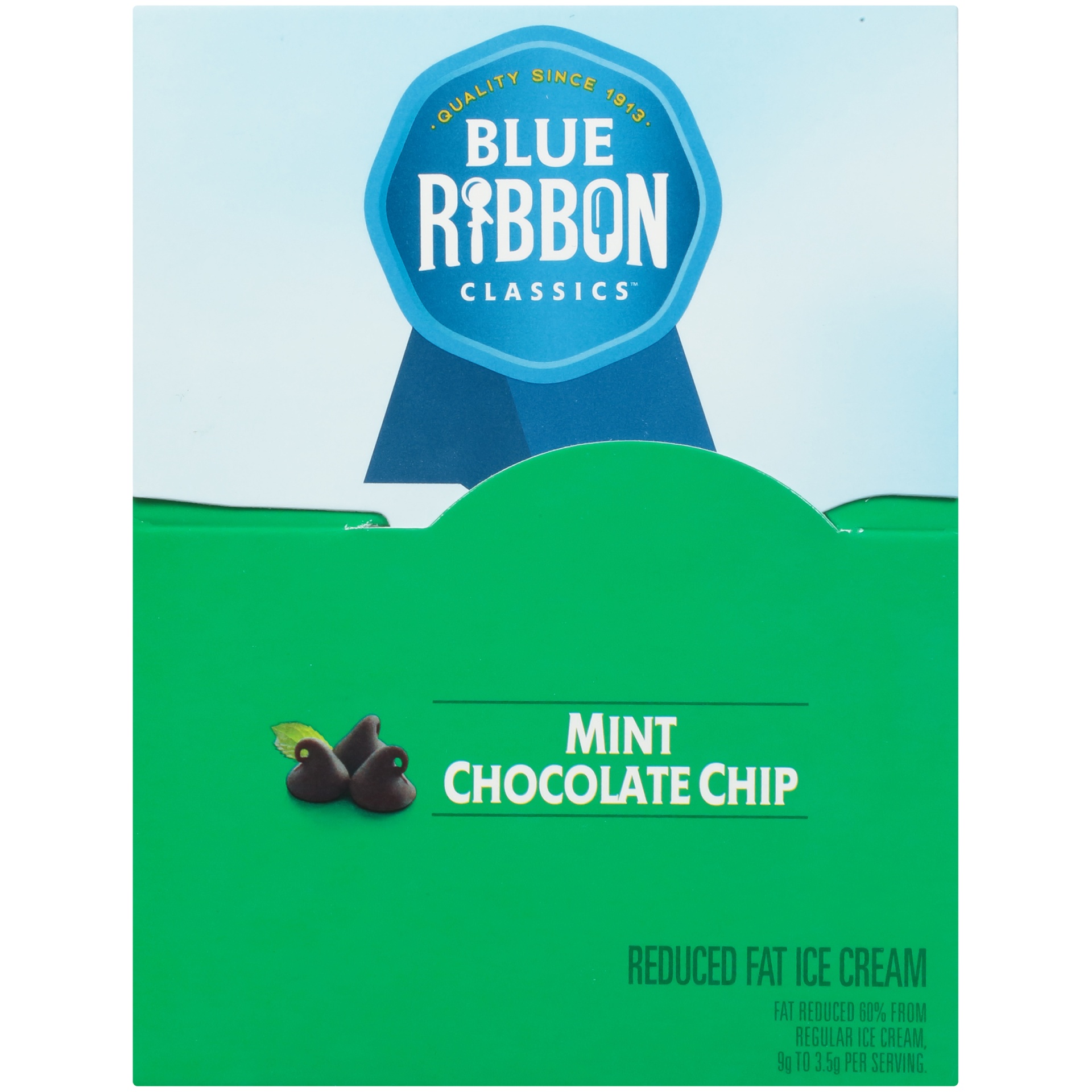 Blue Bunny Blue Ribbon Classics Mint Chocolate Chip Ice Cream 56 Fl Oz