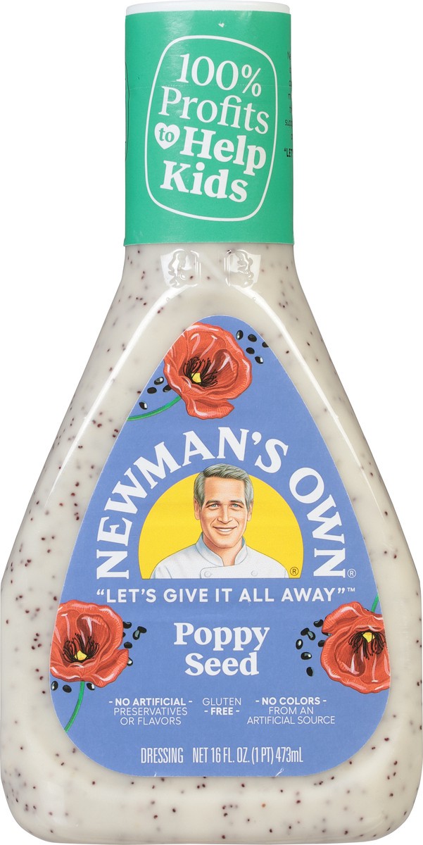 slide 12 of 14, Newman's Own Newman's Poppy Seed Dressing, 16 fl oz